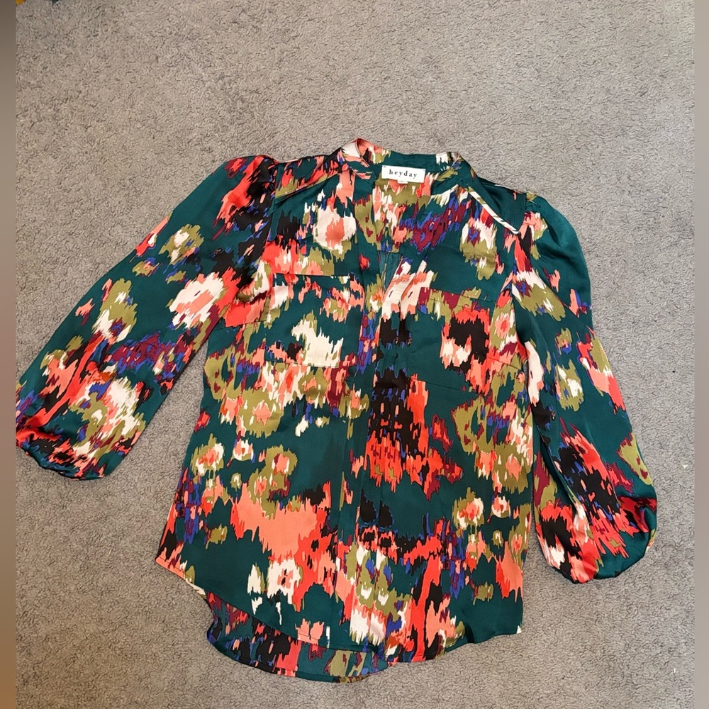 Heyday Women's Multicolor Blouse SZ.M